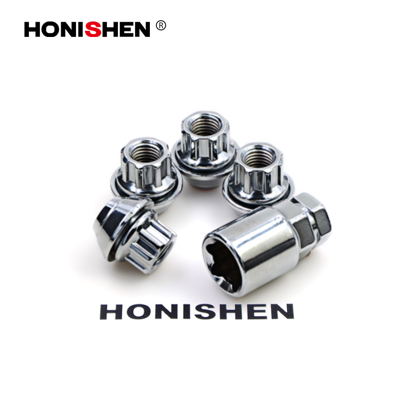 Variable PCD Open-End Acron Spline Wheel Lock Lug Nuts 41220