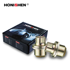 2.09" Open End Mag Lug Lock Nuts Set w/Washer for Range Rover 47583ZN