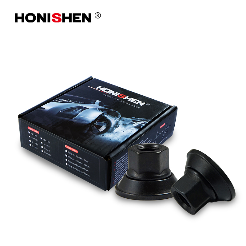 11333BK 7/8" Hex 1.06" Flat Seat Truck Lug Nuts 99005.1