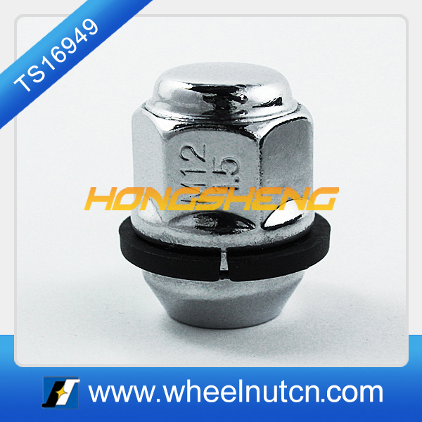 13726 M12*1.5 Chrome Acorn 6 Side Bulge Style Wheel Nut 611-209