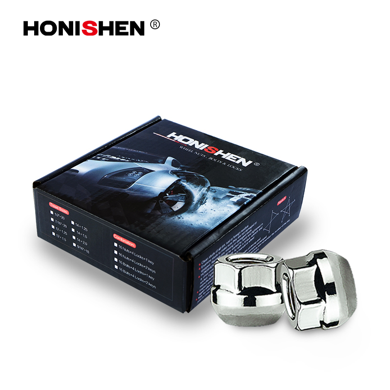 11325 3/4" Hex Radius Seat SR12 Chrome Lug Nuts 611-144
