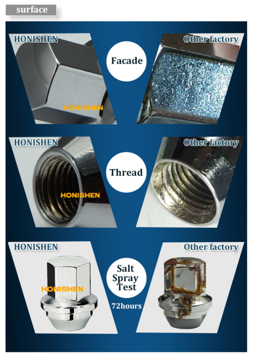 35 Long 21 Hex Cone Seat Car Wheel Nut 13729