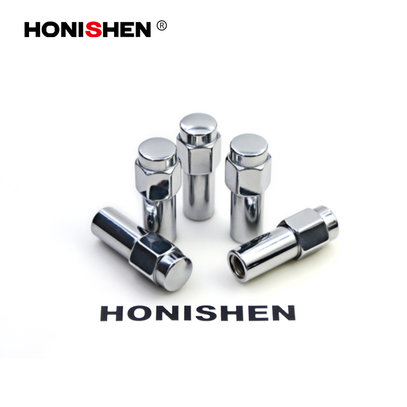 13/16" Hex 2.36" Black Mag Style Cragar Lug Nuts 15102