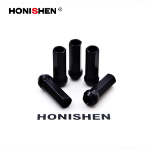 2/3" Hex 2.36" Matte Black Rays Extended Lug Nuts 11344