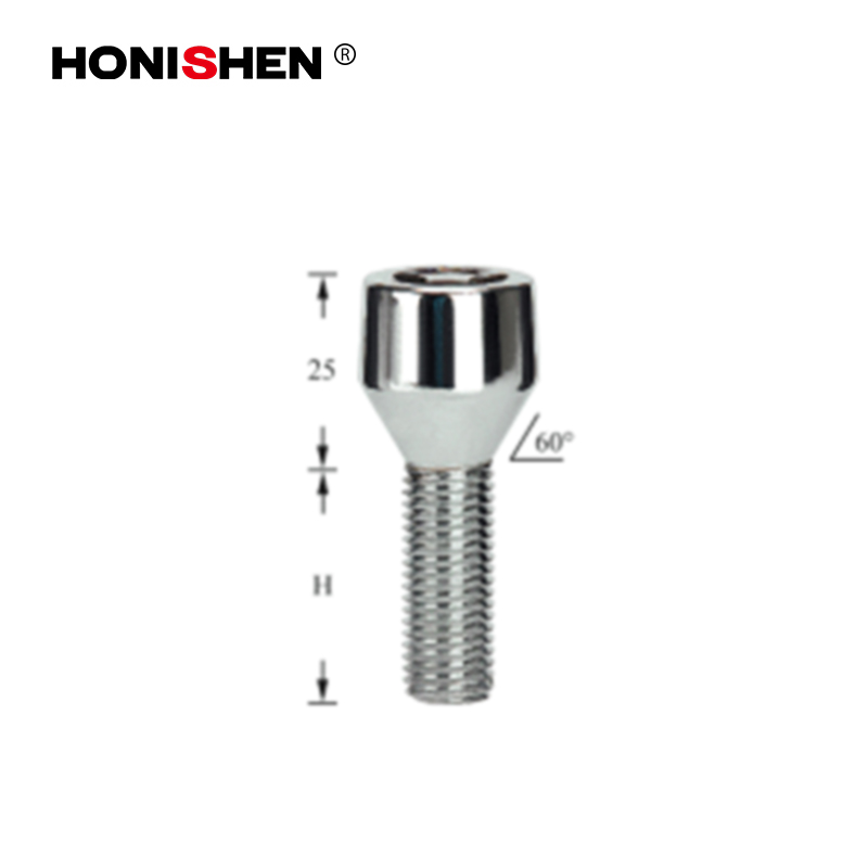 M12x1.5 Automative Locking Wheel Bolts Kit With Key 73439