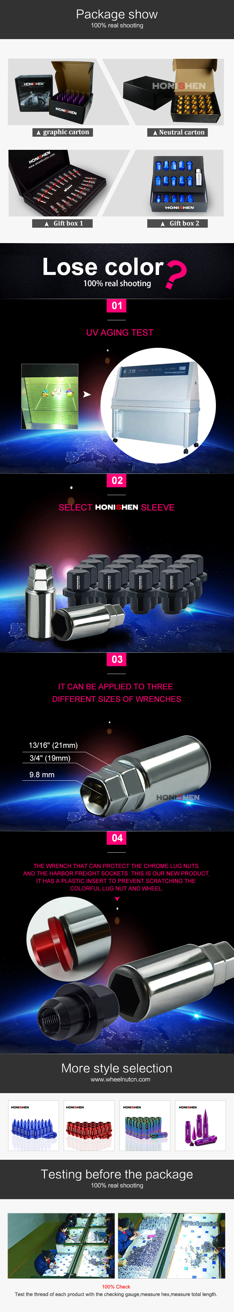 7/8 Hex Aluminum Wheel Nut