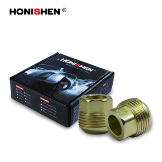11610ZN 7/8  'hex 1.02' ဇင့် 1.02 'ဇင့် Dual Thread Open Steel lug အခွံမာသီး 611-149.1