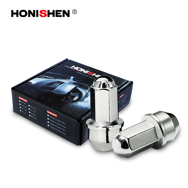 13/16" Hex 61.8mm Length M14x2.0 Wheel Lug Nuts 27588