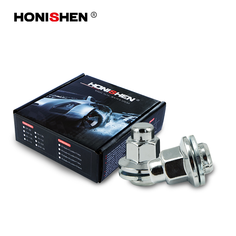 17202 2pcs 3/4" Hex 1.46" Shank Style Lug Nuts w/Washer 611-229.1