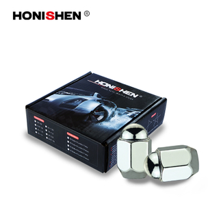 Chrome Finish 2pc Hex 21mm Lug Nuts 12401