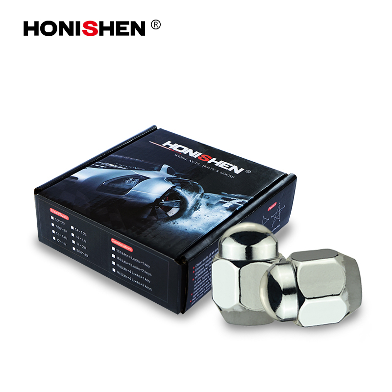 Auto 30mm Long 17mm Hex Lug Nuts 12405