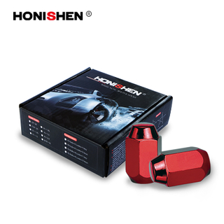 36 Long Red Colored Lug Nuts 12300RD