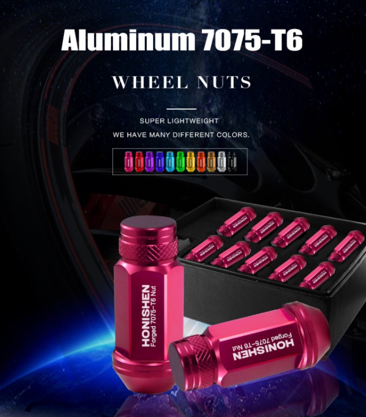 Aluminum Conical Seat Bulge Nuts for Trucks