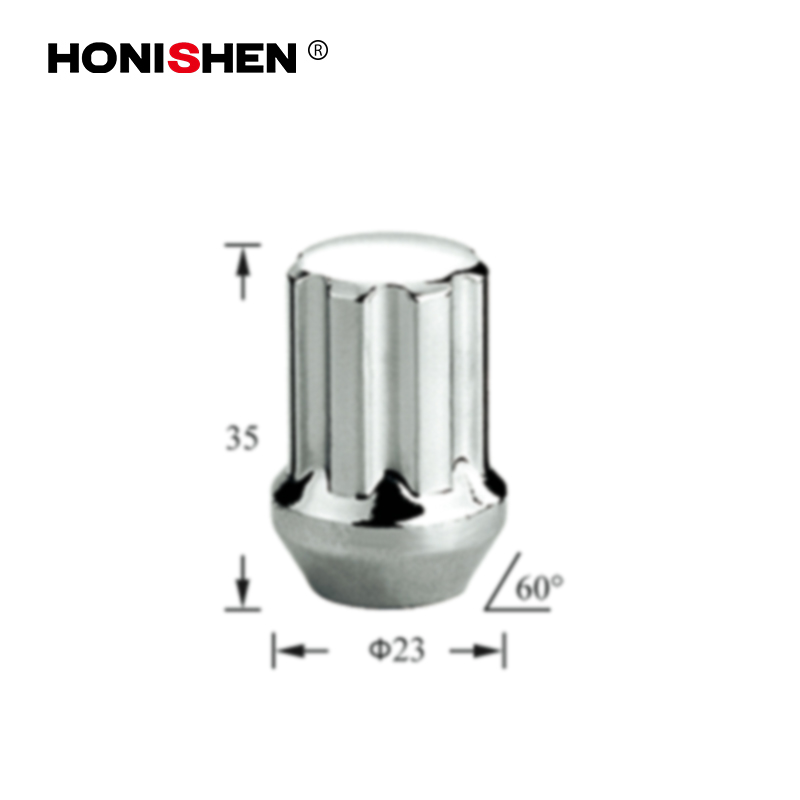 14x1.5 7 Spline Wheel Lug Nuts 49334