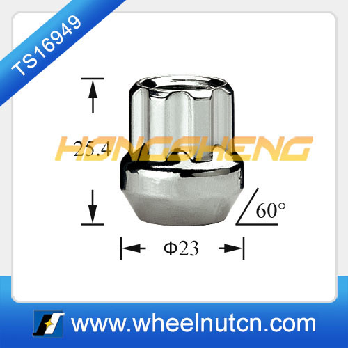 Open End Spline Acorn Lug Nuts 49334-1
