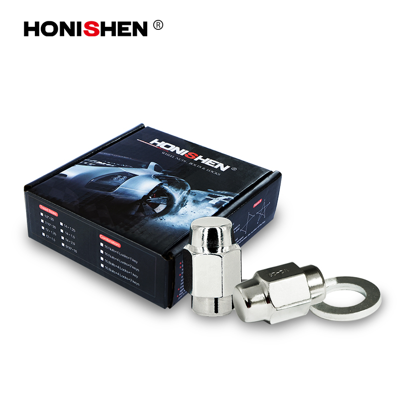 15203 13/16" Hex 1.48" Chrome Plating Shank Lug Nuts 611-102.1