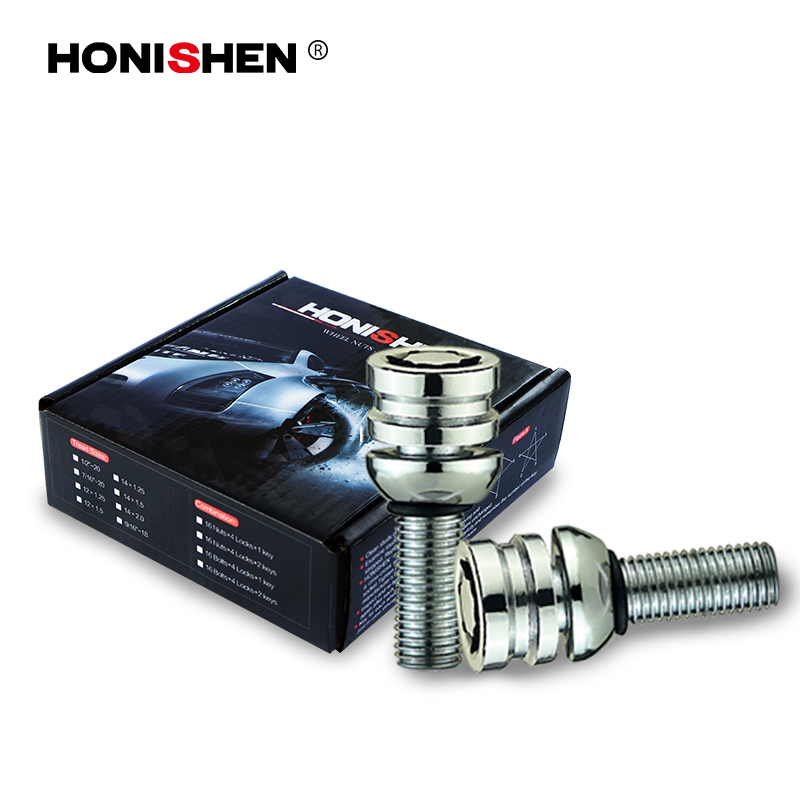 Automative Variable PCD Radius Seat 0.98" Shank Wheel Lock Bolts 12V72425