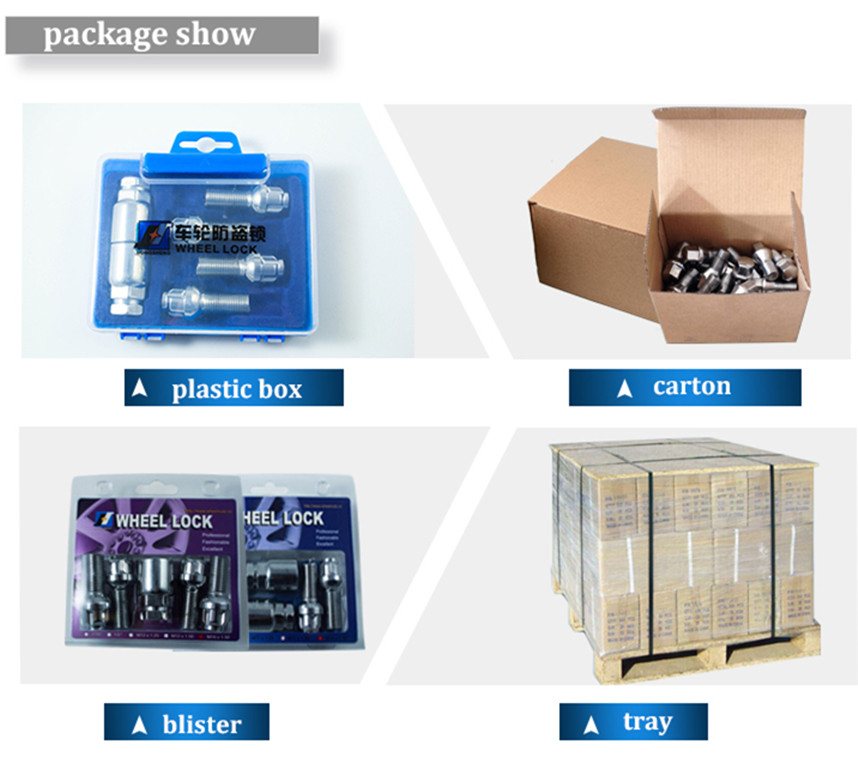 R13 Chrome Wheel Bolt Locks