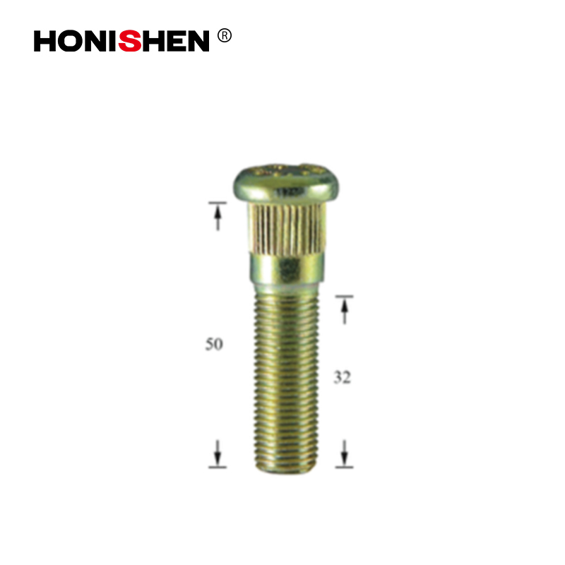 M12x1.25 Color Zinc Wheel Studs WS-015