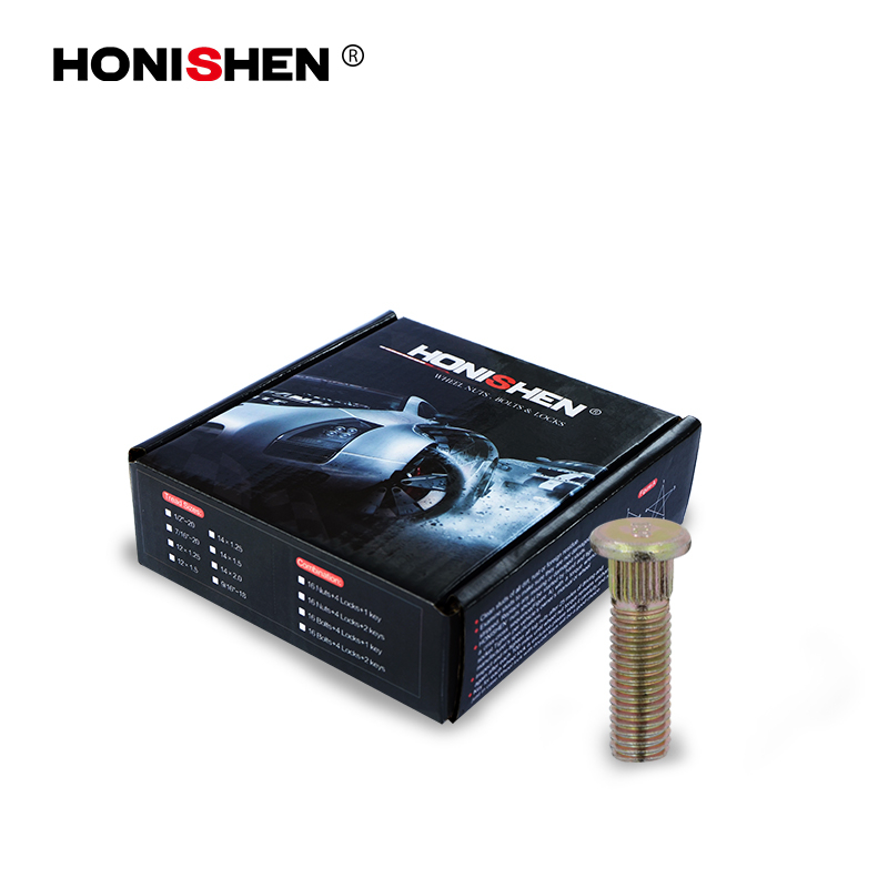 7/16-20 Yellow Zinc Wheel Studs WS-110