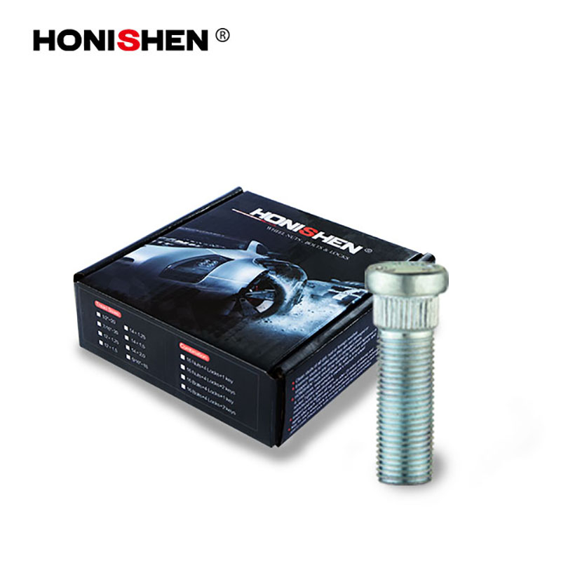 WS-327G 9/16-18 Blue Zinc Wheel Knurl Studs 98712.1