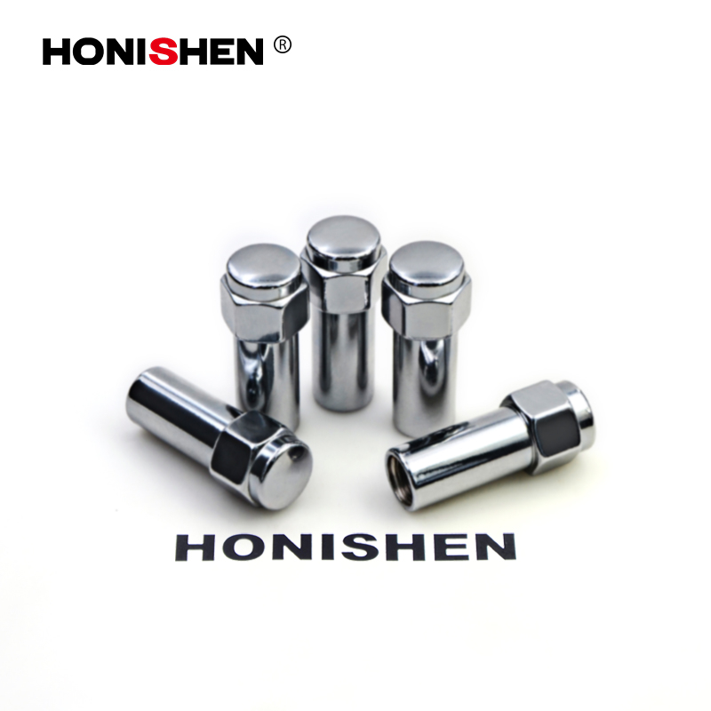 15260 13/16" Hex 2.13" Black Standard Mag Seat Lug Nuts 611-157