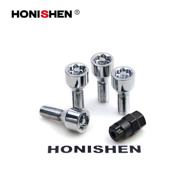 M12x1.5 Automative Locking Wheel Bolts Kit With Key 73439
