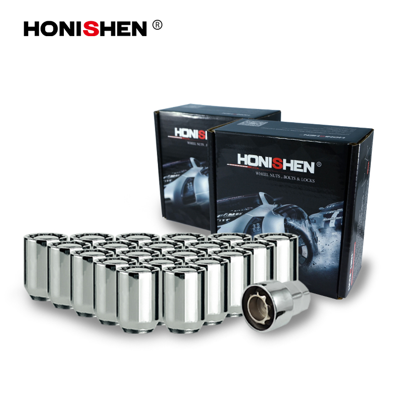 Chrome Finish 34 Long 25 Diameter Wheel Locks 42434