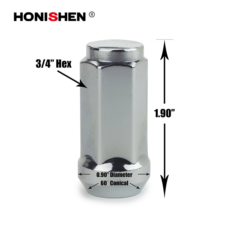13748 3/4" Hex Long Bulge Lug Nut 712-6005