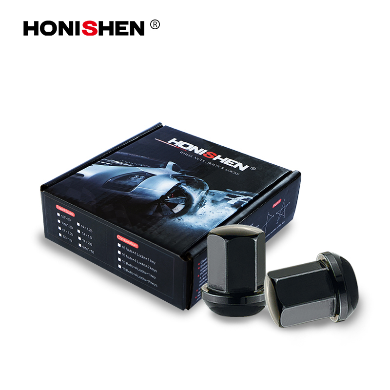 Black Sphere Wheel Lug Nuts13433BK