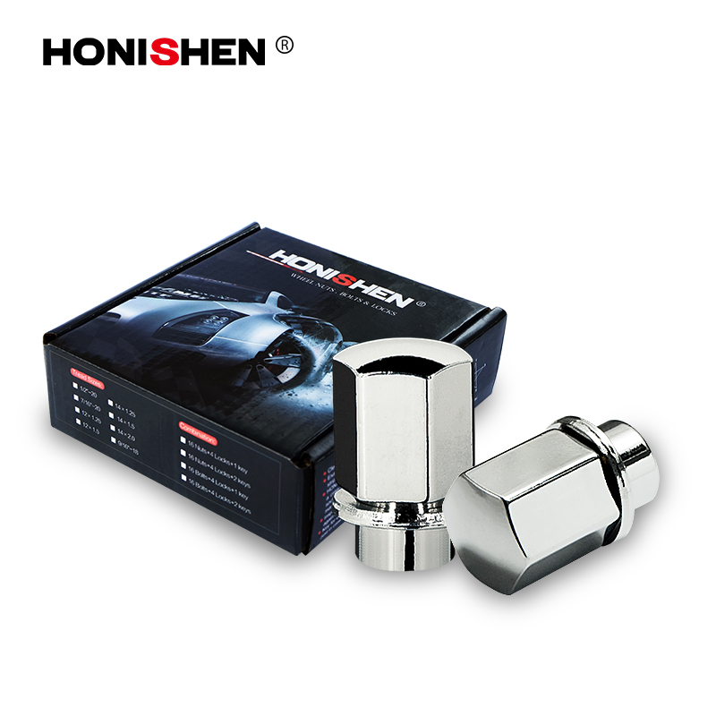 7/8" Hex 1.54" Length Chrome Mag Shank Lug Nuts 15101