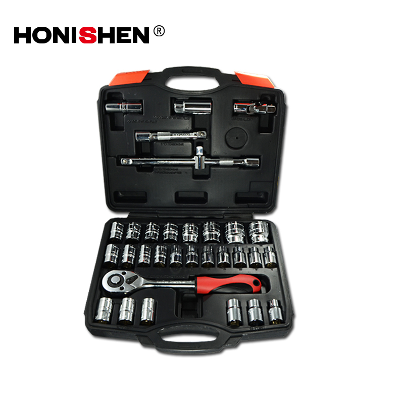32pcs 1/2" Dr. Cr-V Steel Socket Wrench Sets DGTT14