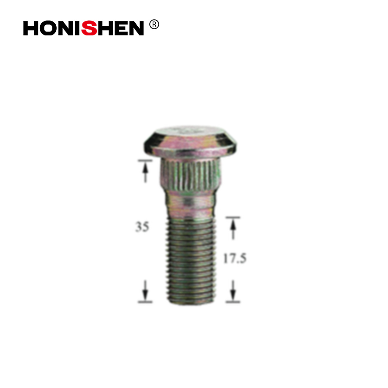 M12x1.5 10.9 Grade Zinc Knurl Studs WS-401
