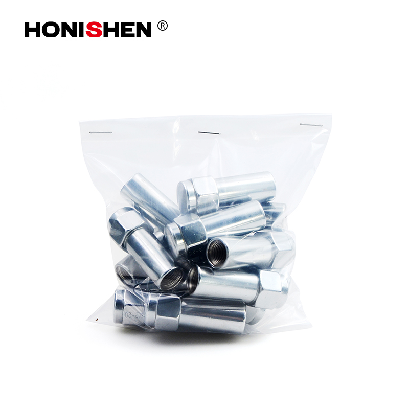 15260 13/16" Hex 2.13" Black Standard Mag Seat Lug Nuts 611-184