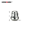 4 Nuts+1 Key 1.02" Dome Top Acorn Locking Lug Nuts Set 43110