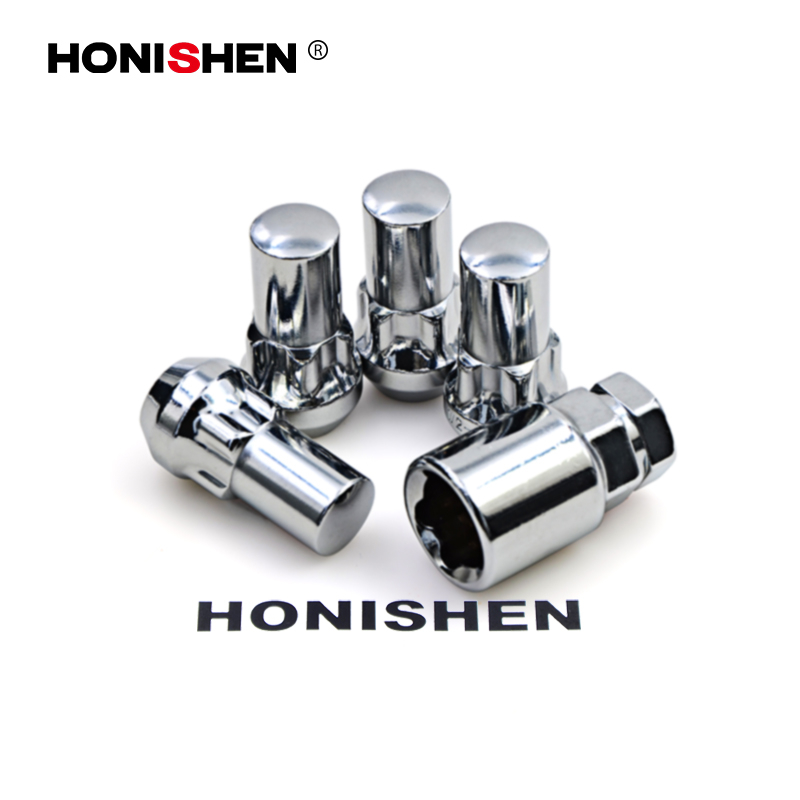 Ford F150 Chrome Locks with Key for Acorn Lug Nuts 43200