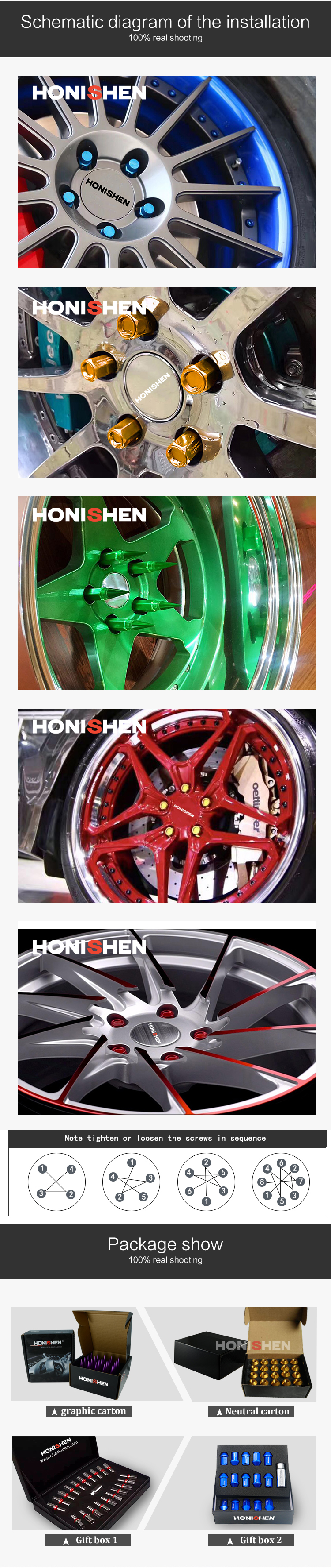 Aluminum 3/4 Hex Wheel Nut