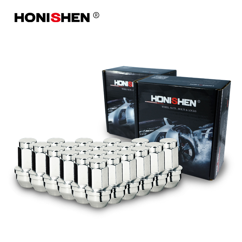 13/16" Hex 55mm Length M14x2.0 Wheel Lug Nuts 27587
