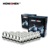 M12x1.5 Car Alloy Steel Chrome Finish 21 Hex Auto Lug Nuts 13736