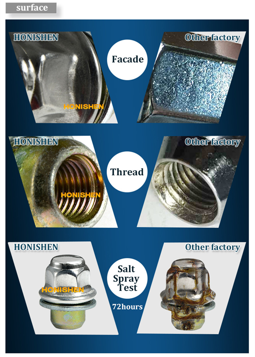 37 Long SST Lug Nuts