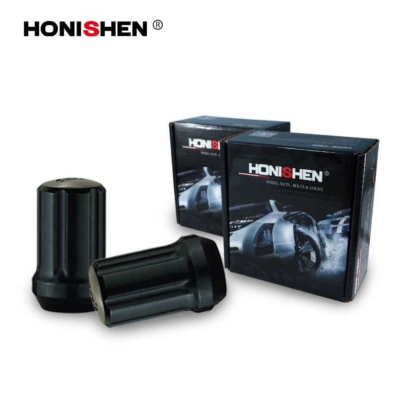 Black Close End Spline Tire Nuts 49032BKE