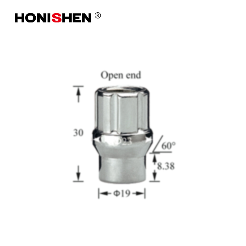 7 Spline Open ET Lug Nuts 49334-1ET