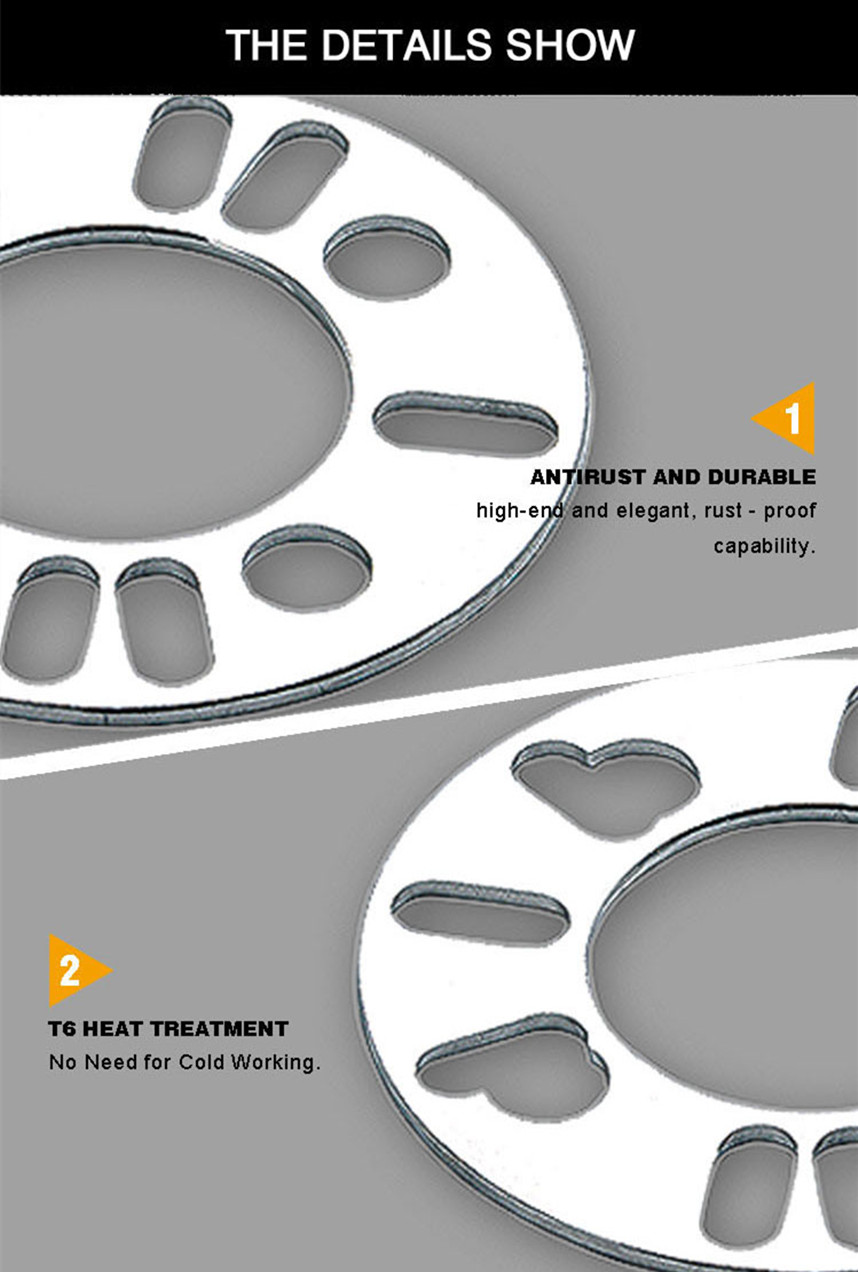 5mm 7mm Thick Wheel Spacers