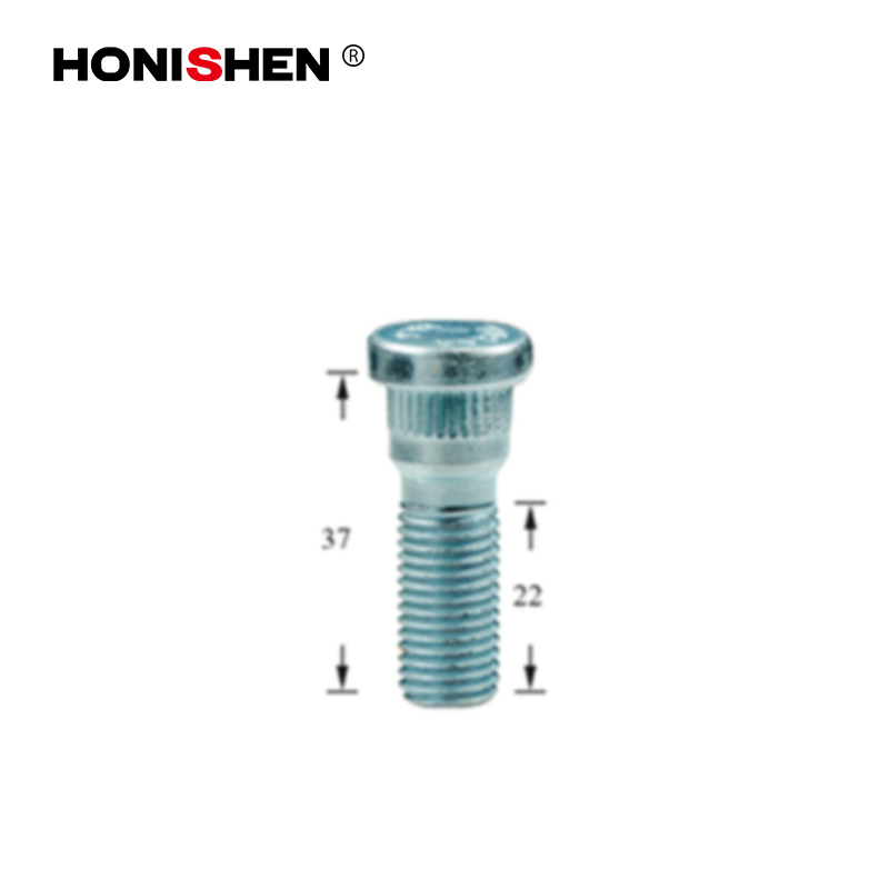 M12x1.5 10.9 Grade Blue Zinc Knurl Studs WS-244