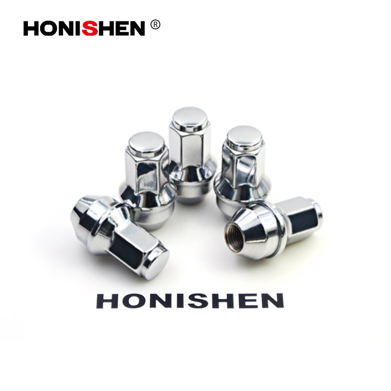 13/16" Hex 55mm Length M14x2.0 Wheel Lug Nuts 27587