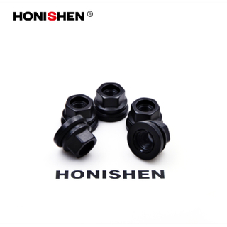 11331BK 10 Grade 13/16" Hex 0.87" Flat Seat Truck Wheel Nuts 611-196